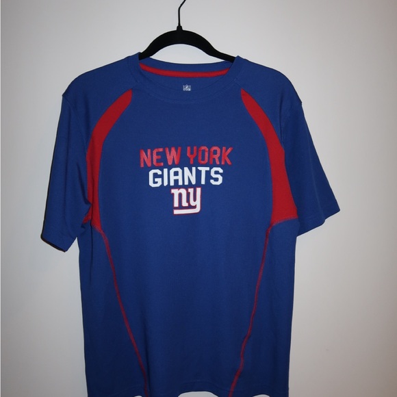 NFL New York Giants Blue and Red Short Sleeve Tee - Picture 1 of 3